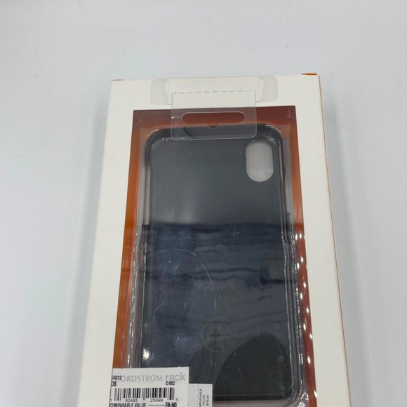 Tory Burch Hardshell Case Stripes for Apple iPhone X NEW Open Box N28 - Picture 2 of 2